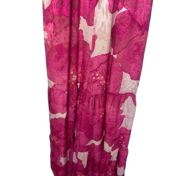 Excellent - Slate & Willow Pink Floral Jumpsuit - Size 6 -Rent the Runway! - Picture 9 of 13